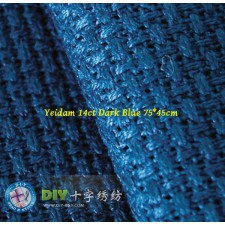 Yeidam 14 ct Aida - Dark Blue 75*45cm